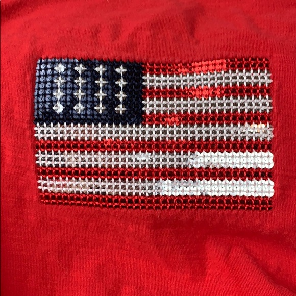 SET: Patriotic Flag Tee and Plaid Shorts - Picture 7 of 8